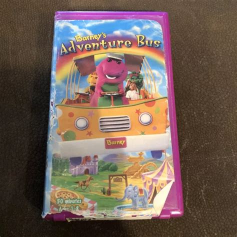 Barney Barneys Adventure Bus Vhs Clam Shell Eur