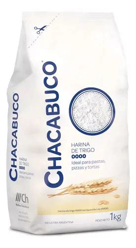 Harina De Trigo 0000 Chacabuco 1kg X 10 Unidades