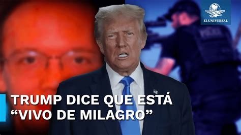 Se Supon A Que Deb A Morir Trump Da Su Primera Entrevista Tras