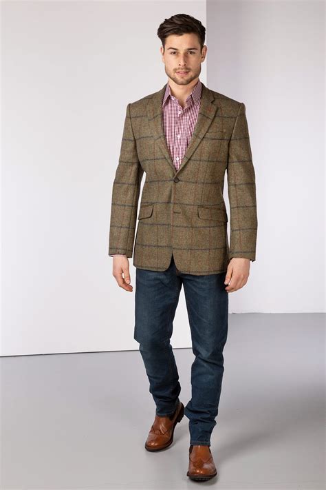 Mens Casual Tweed Blazer Uk Mens Tweed Jacket Rydale