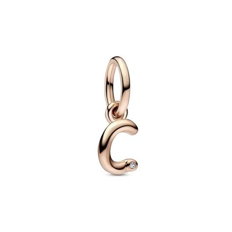 Charm Colgante Pandora Alfabeto Letra Min Scula C C