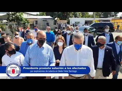 Presidente Abinader Promete Soluci N Afectados Por Explosiones De