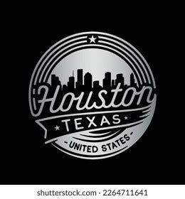 Houston Texas Logotype City Houston Vector Stock Vector (Royalty Free ...