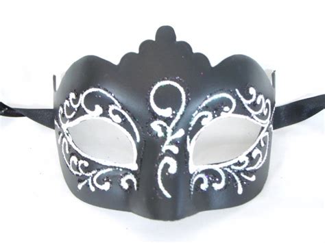 black white colombina punta glitter venetian masquerade mask sku gw