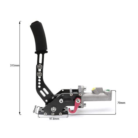 Hydraulic Horizontal Drift Rally E Brake Racing Handbrake Lever Parking