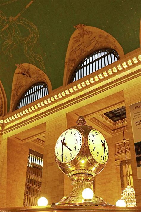 The Grand Central Terminal Clock N Y C Photograph By Nick Difi Fine