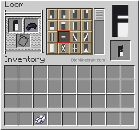 How to make a Letter F Banner in Minecraft