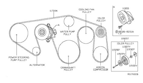 Nissan Frontier Serpentine Belt Diagram