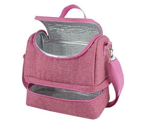 Bolsa Térmica Marmita Copo Porta Talher 4 Peças Concept Pink Glamour