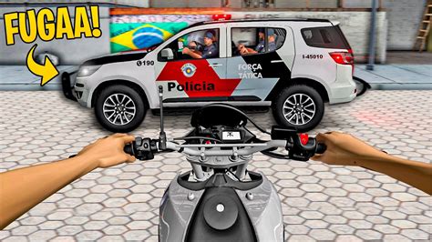 FUGA NA POLICIA DE XT 660 NA VOLTA DO BAILE GTA SA VIDA REAL YouTube