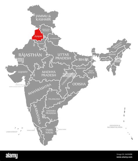 Punjab In India Map Zorah Kiersten