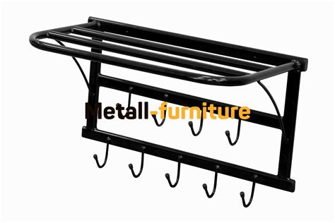 Вешалка настенная с полкой купить недорого — Metall-furniture