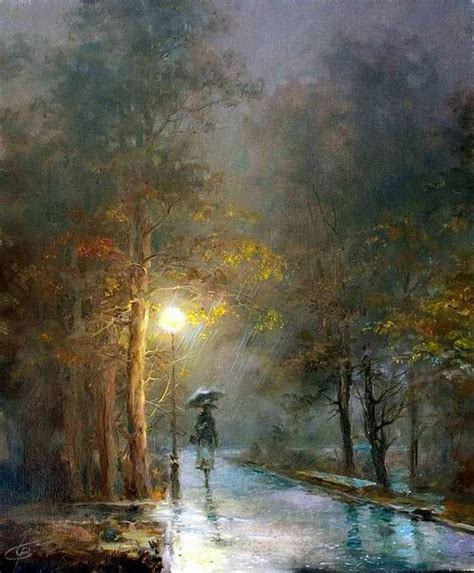 The Gentle Rain Rain Art Art Painting Fine Art