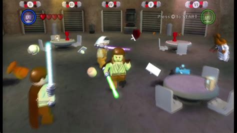 LEGO Star Wars The Complete Saga Wii Best Mos Eisley Cantina Fight