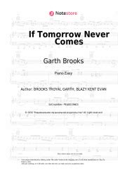 Garth Brooks Piano Sheet Music In PDF MIDI