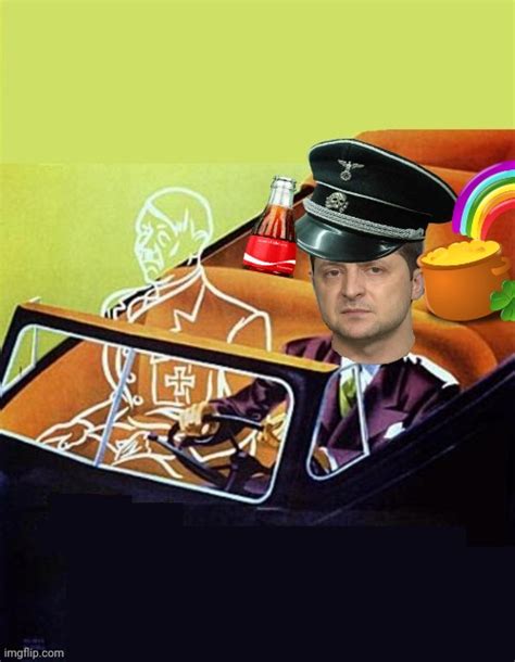 Riding With Hitler And Zelensky Blank Template Imgflip