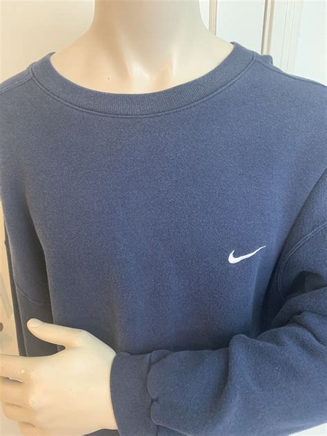 Vintage Nike Swoosh Embroidered Logo Sweatshirt Crewn Gem