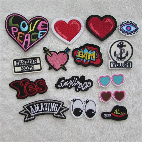 Hot Sale Fashion Patch Hot Melt Adhesive Applique Embroidery Patches