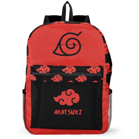 Bolsa Mochila Escolar Anime Naruto Sasuke Uchiha Akatsuki Amegakure