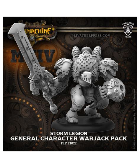 Warmachine Mkiv Cygnar Storm Legion The General Character