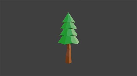 How To Make Low Poly Tree In Blender 281 Real Time Youtube