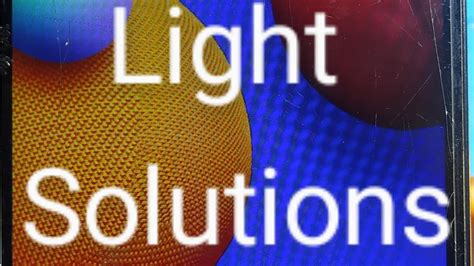 Samsung M01 Display Light Solution YouTube