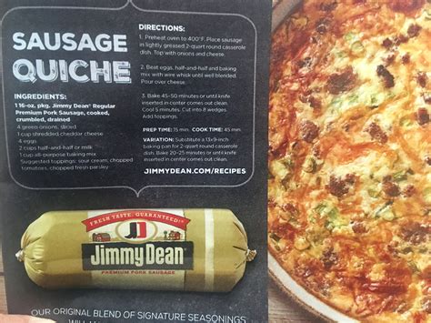 Jimmy Dean Breakfast Sausage Recipe Ideas - Recipe Reference