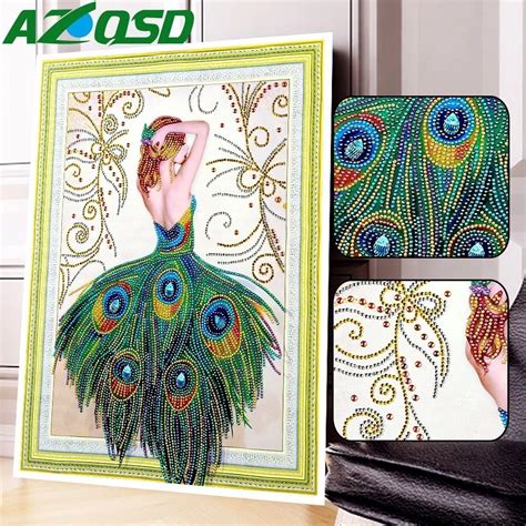 Azqsd D Diy Diamond Painting Portrait Picture Of Rhinestones Special