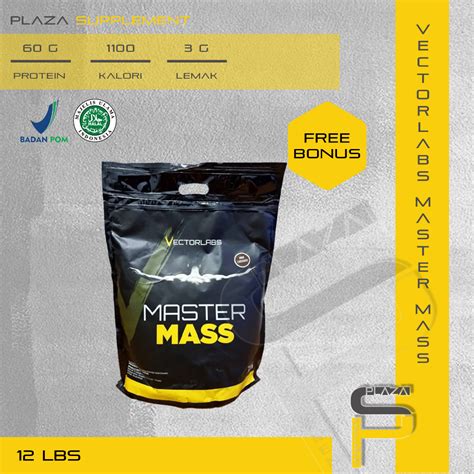 Jual Vectorlabs Master Mass 12lbs Weight Gainer Susu Penambah Berat