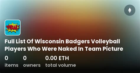 Full List Of Wisconsin Badgers Volleyball Players Who Were Naked In