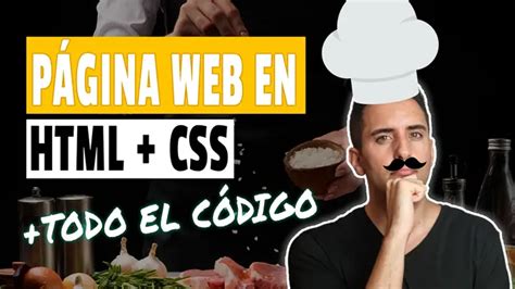 C Mo Hacer La P Gina Web De Un Restaurante En Html Y Css