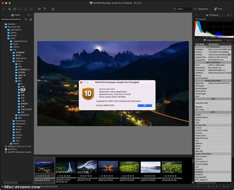 Raw数码照片处理器silkypix Developer Studio Pro 10e Macwin 哔哩哔哩