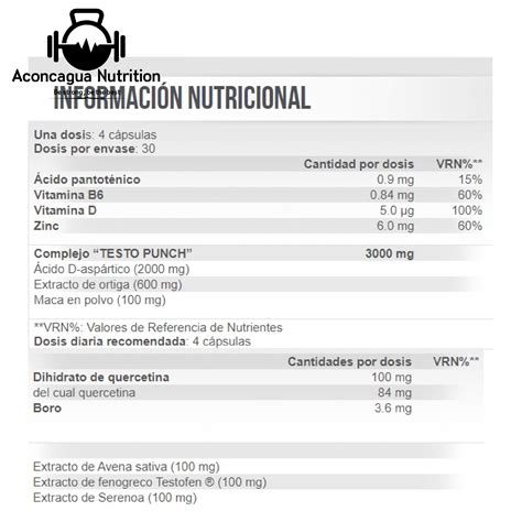 Testo Punch 120 CAPS SCITEC NUTRITION – Aconcagua Nutrition