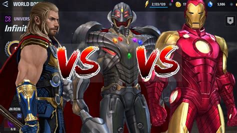 Infinity Ultron Vs Iron Man Infinity Ultron Vs Thor Marvel Future