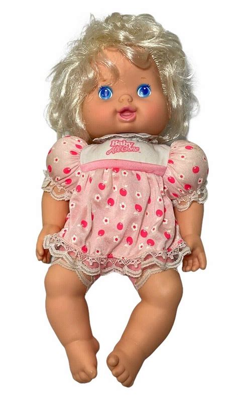 Vintage Kenner Baby All Gone Doll Original Pink Dress Blonde