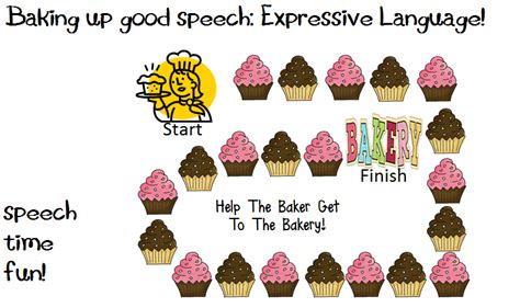 Speech Time Fun Baking Up Good Speech Receptive And Expressive Language Packets