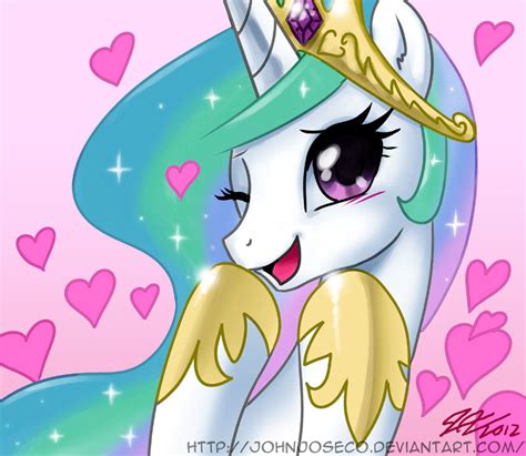 Image Cute Princess Celestia By Artist Johnjoseco My Little