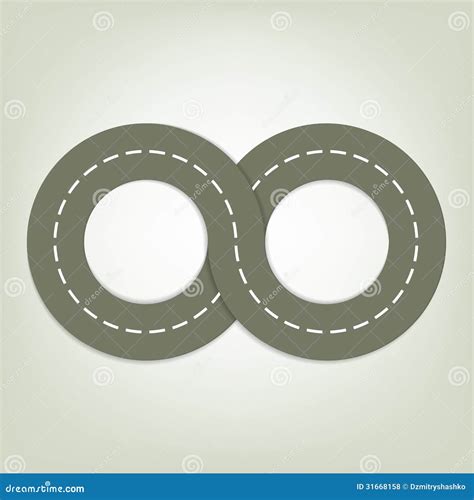 Asphalted Road Stock Vector Illustration Of Endless 31668158