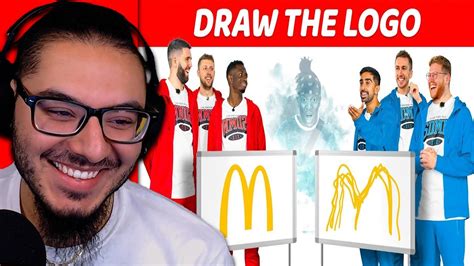 Sidemen Draw The Logo Challenge Moresidemen Reaction Youtube