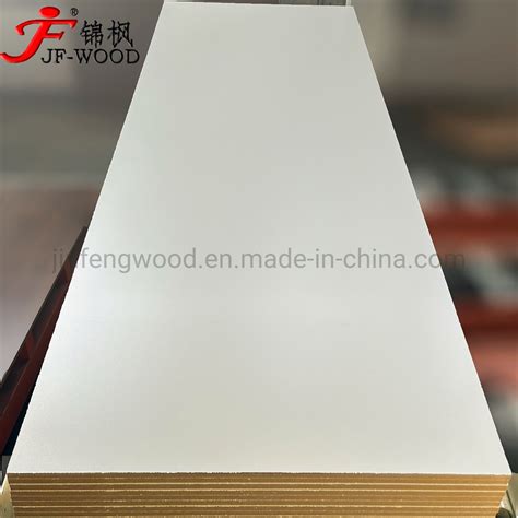 Two Sided White Single Processing Mdf Smooth Surface Mm