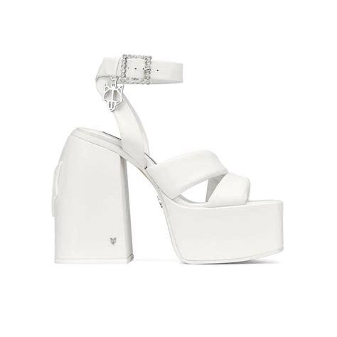 Naked Wolfe White Platform Jingle Heels Sold Out On Depop