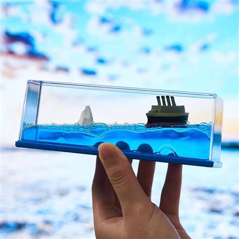 Buy Dravizon Liquid Wave Cruise Ship Decoration Titanic Cruise Ship