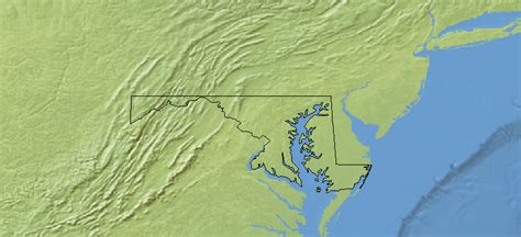 Outline and Blank Maps of Maryland USA : Vector and Gif Map for YouTube ...