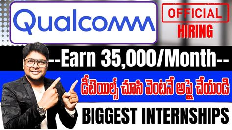 Qualcommn Recruitment 2024 Qualcomm Biggest Hiring Latest Jobs In Telugu Thisisvidhey274