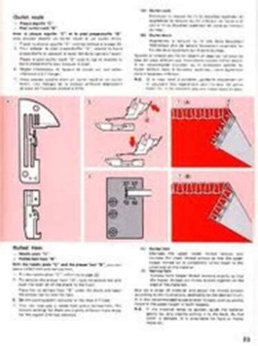 Elna Lock Pro Dc Overlocker Instruction Manual Ebay