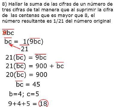 Hallar La Suma De Las Cifras De Un N Mero De Tres Cifras De Tal Manera