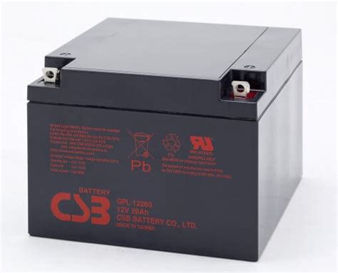 Batería Csb Gpl12260 12v 26ah Abest Energy Solutions