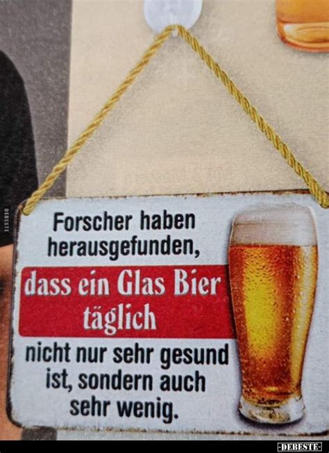 Forscher haben herausgefunden dass ein Glas Bier täglich nicht nur