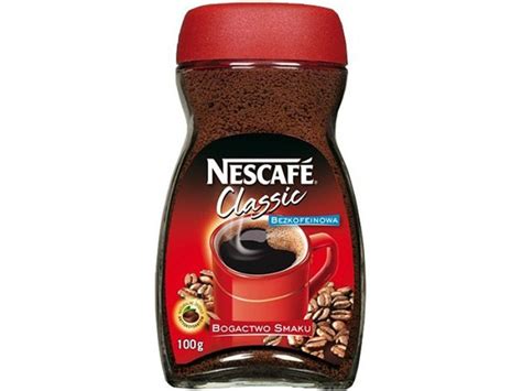 Kawa Rozpuszczalna Nescafe Classic Bezkofeinowa G Artyku Y Biurowe