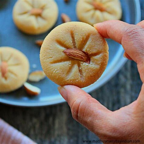 Badam Peda With Almond Flour Madhu S Everyday Indian